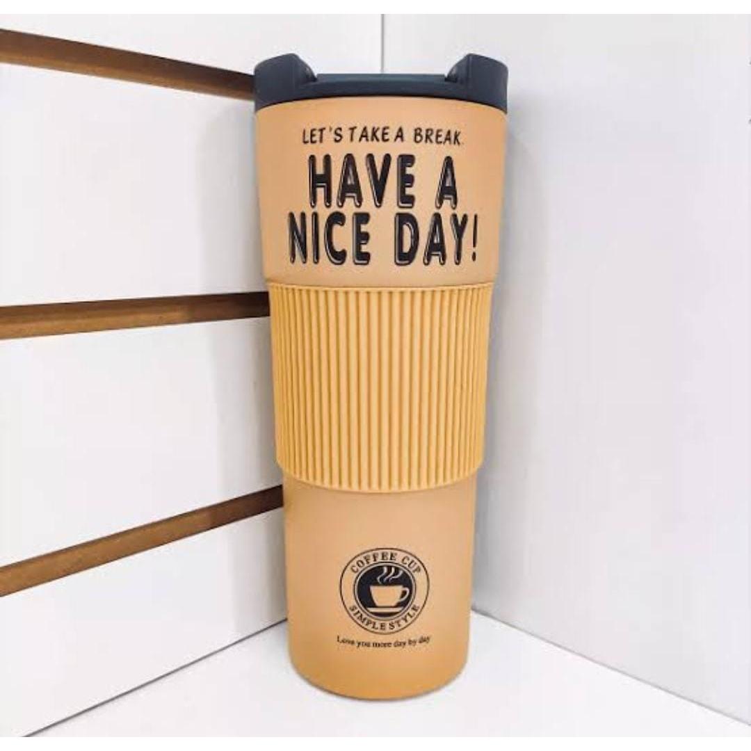 600ml Have A Nice Day Stainless Steel Thermocup
