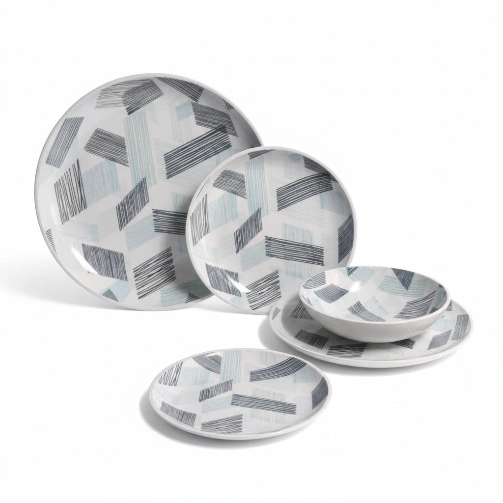 Premium Porcelain Dinner Set 18 Pieces High End 1st Quality Kitchen & Dining Dinnerware Sets