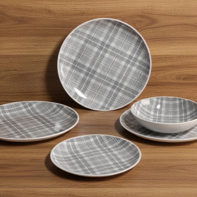 Premium Porcelain Dinner Set 18 Pieces High End 1st Quality Kitchen & Dining Dinnerware Sets