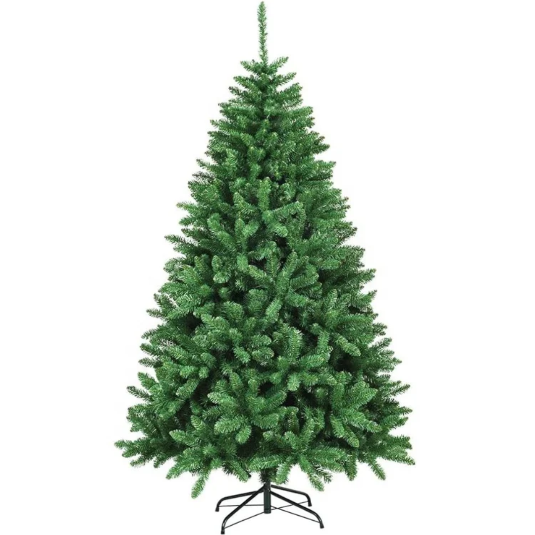 Green Christmas Tree with 1800 Leaves – Available in 6ft and 7ft