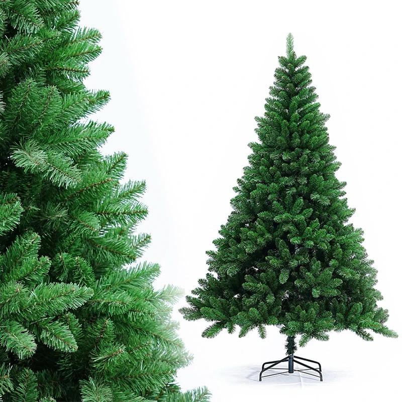 Green Christmas Tree with 1800 Leaves – Available in 6ft and 7ft