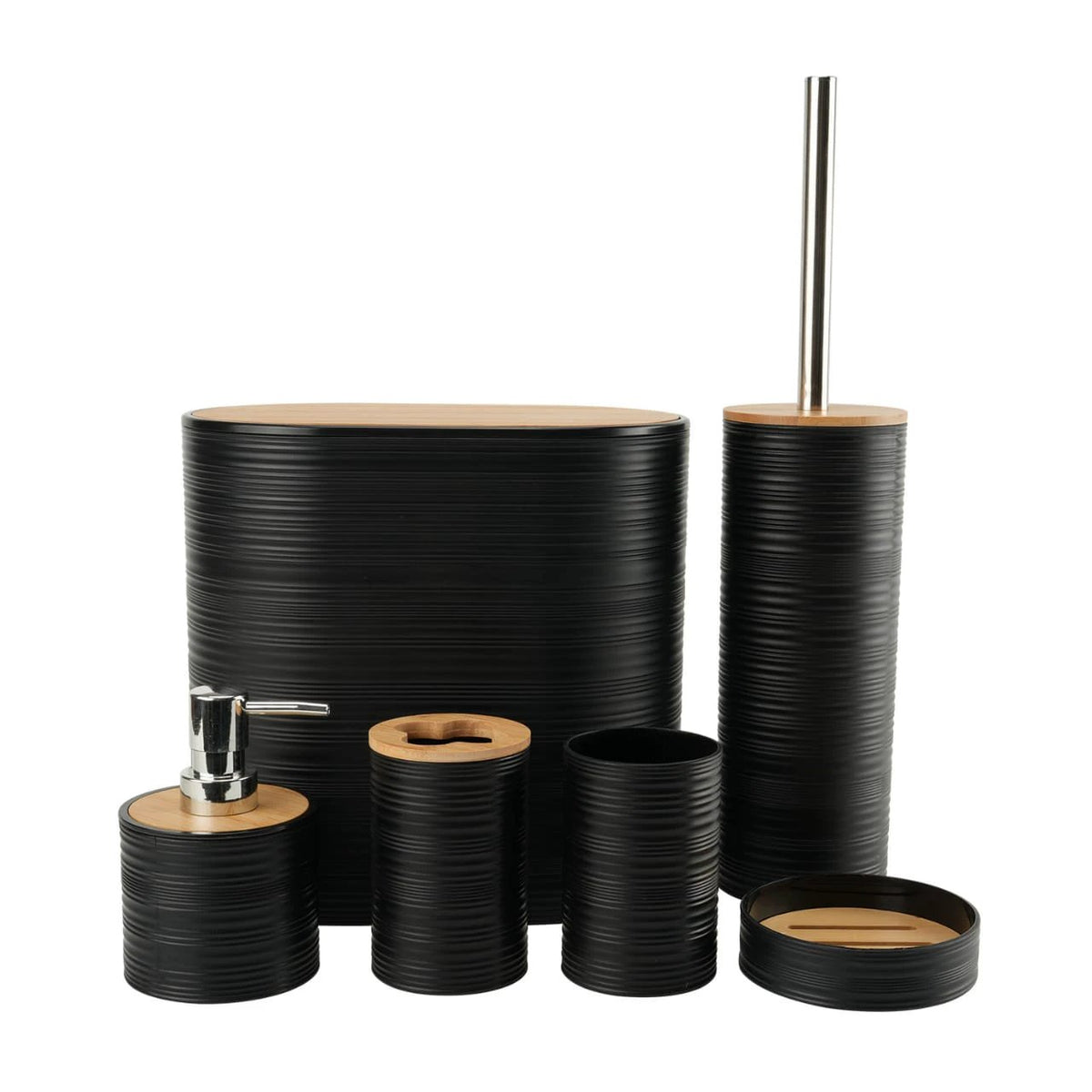 6pcs Bathroom Accessories Set – Elegant Design in Multiple Colors Bathroom Accessories Bathroom Accessories