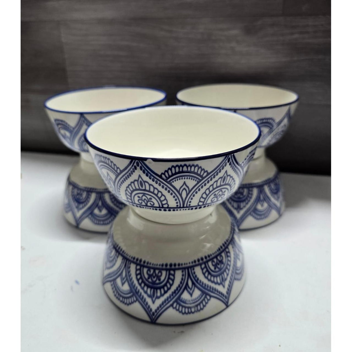 6pcs Ceramic Bowls Set in Elegant Finish