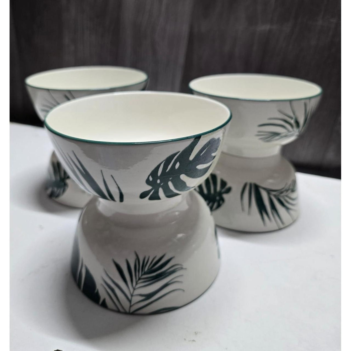 6pcs Ceramic Bowls Set in Elegant Finish