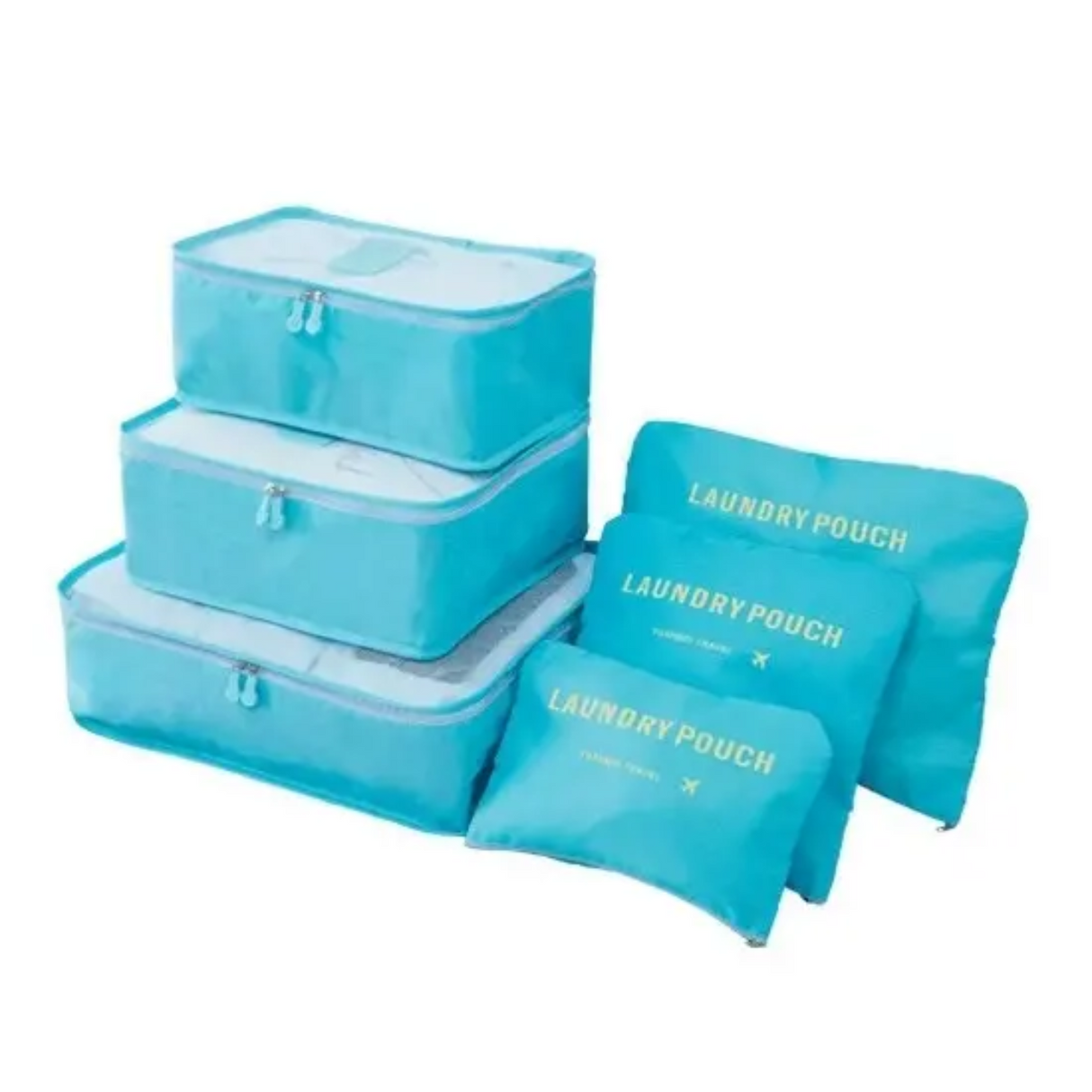 6pcs Luggage Travel Organizers Packing Cubes Set