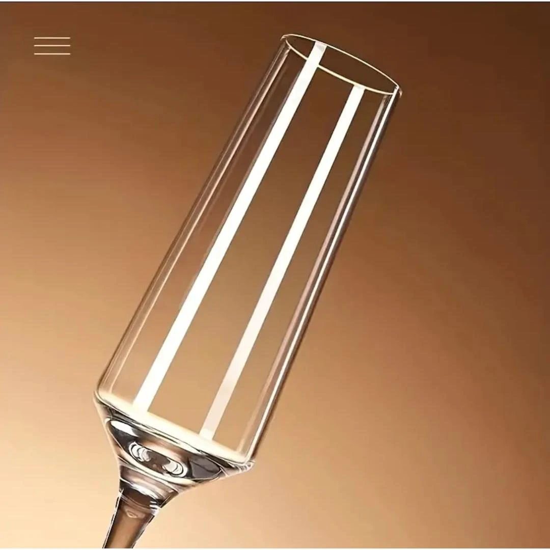 6pcs Luxury Crystal Champagne Glasses Elegant Gift Set for Celebrations & Dining Glassware Champagne Glasses
