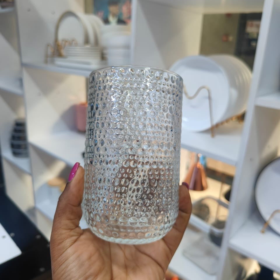 6pcs Water and Juice Glass Set 400ml Dishwasher Safe