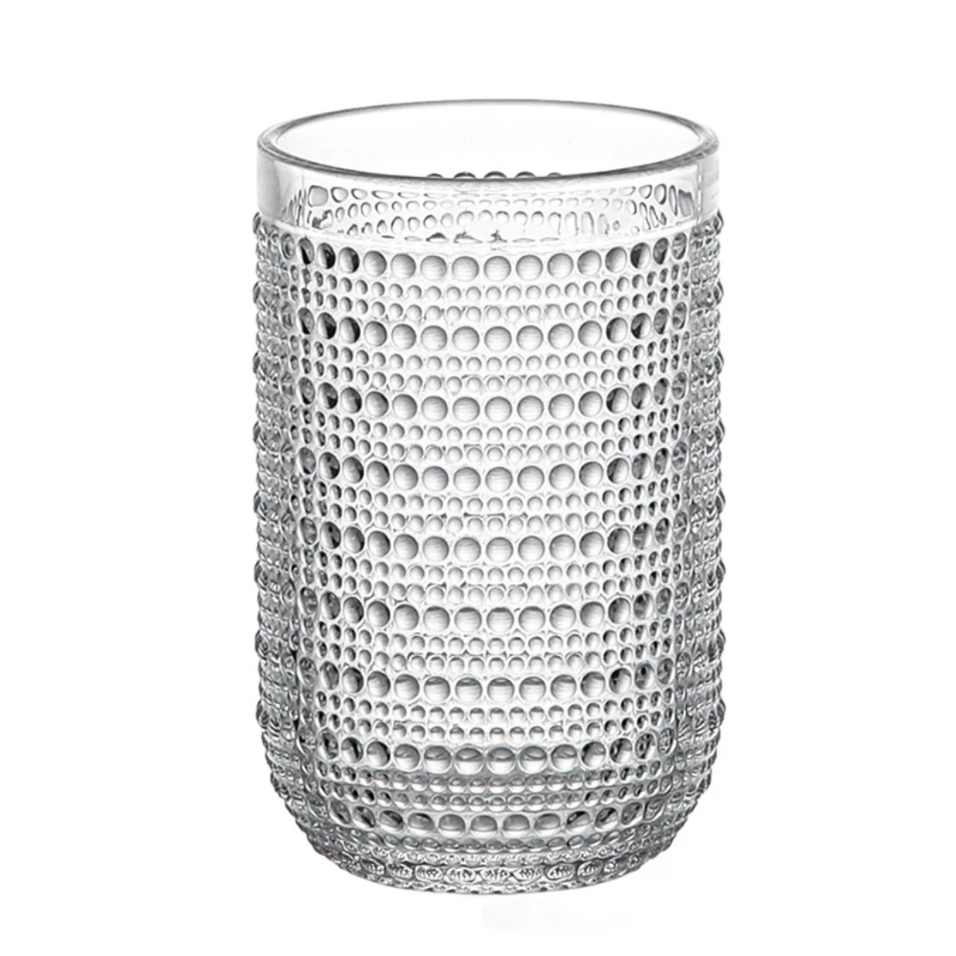 6pcs Water and Juice Glass Set 400ml Dishwasher Safe