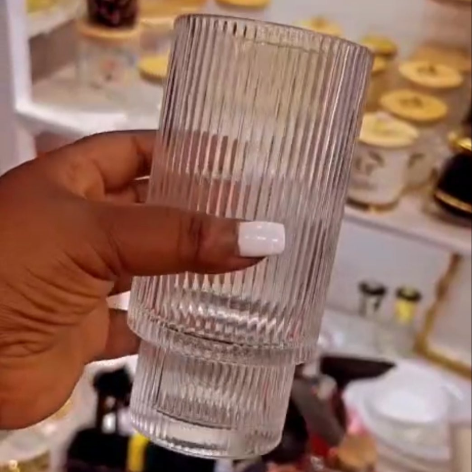 6pcs Water and Juice Glass Set 420ml Dishwasher Safe