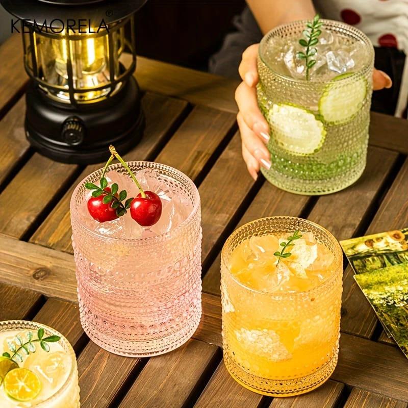 6pcs Whiskey Glass Set 280ml Dishwasher Safe Drinkware Drinkware