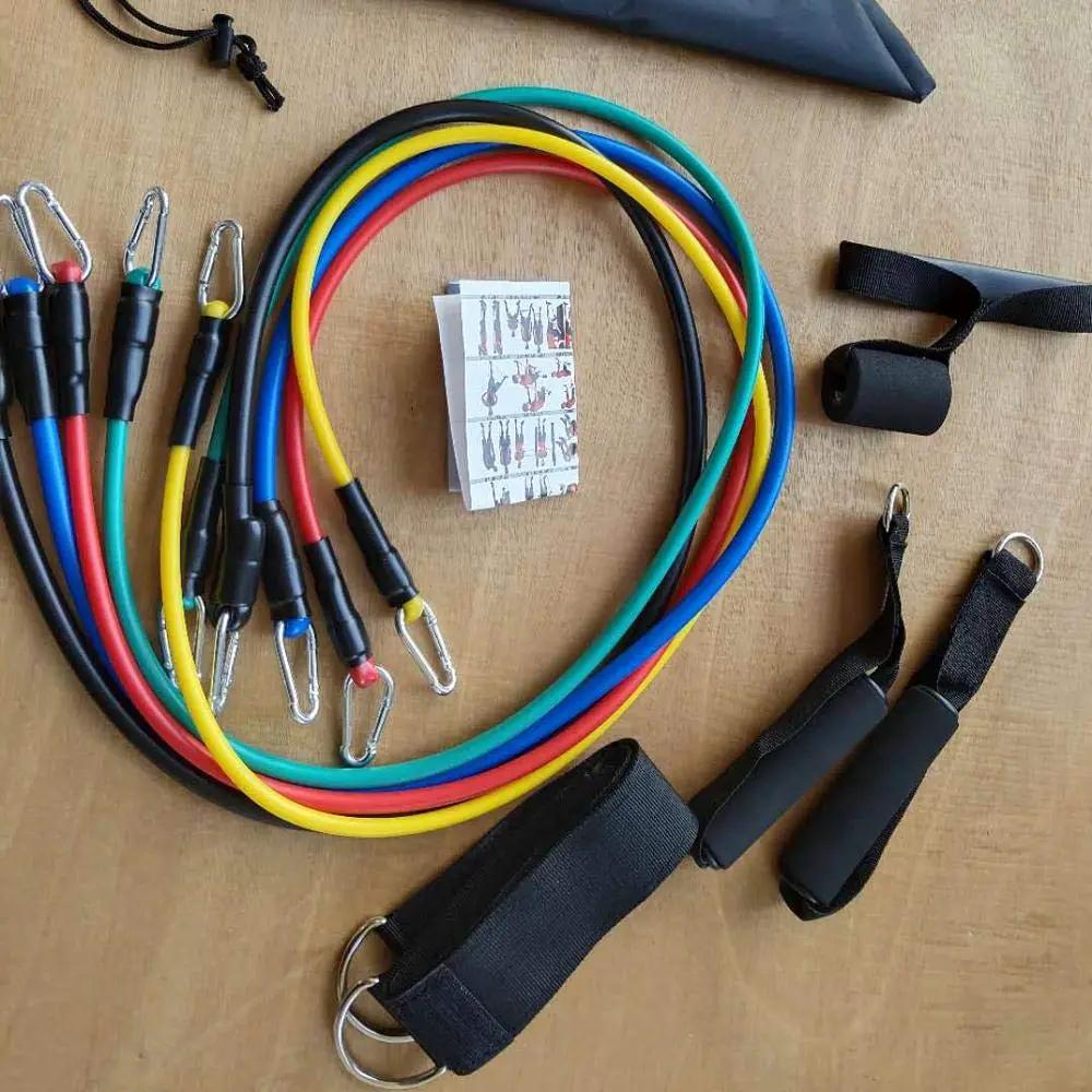 11-Piece Resistance Band Set Sports & Fitness Exercise Bands & Loops