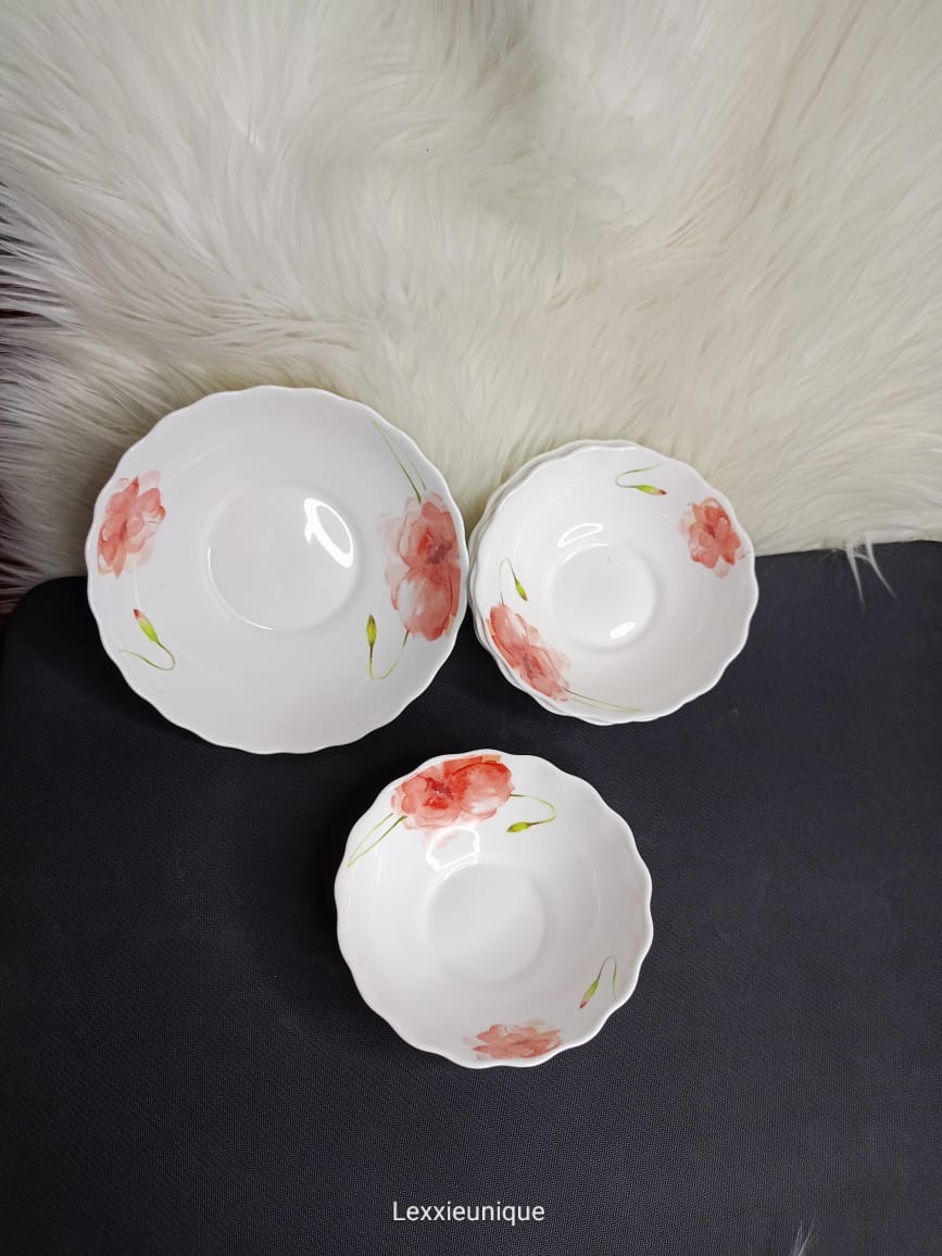 5-in-1 Leaf Shaped Bowl Set – Decorative Serving Bowl with 4 Side Dishes