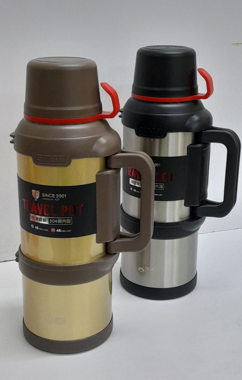 Portable Double Wall Travel Flask – 3.6L Unbreakable Insulated Carry Flask