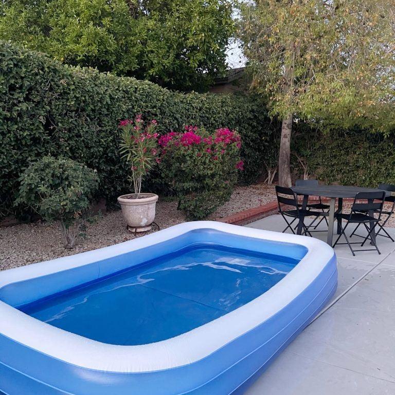 Summer Inflatable Swimming Pool with Pump – Family Size