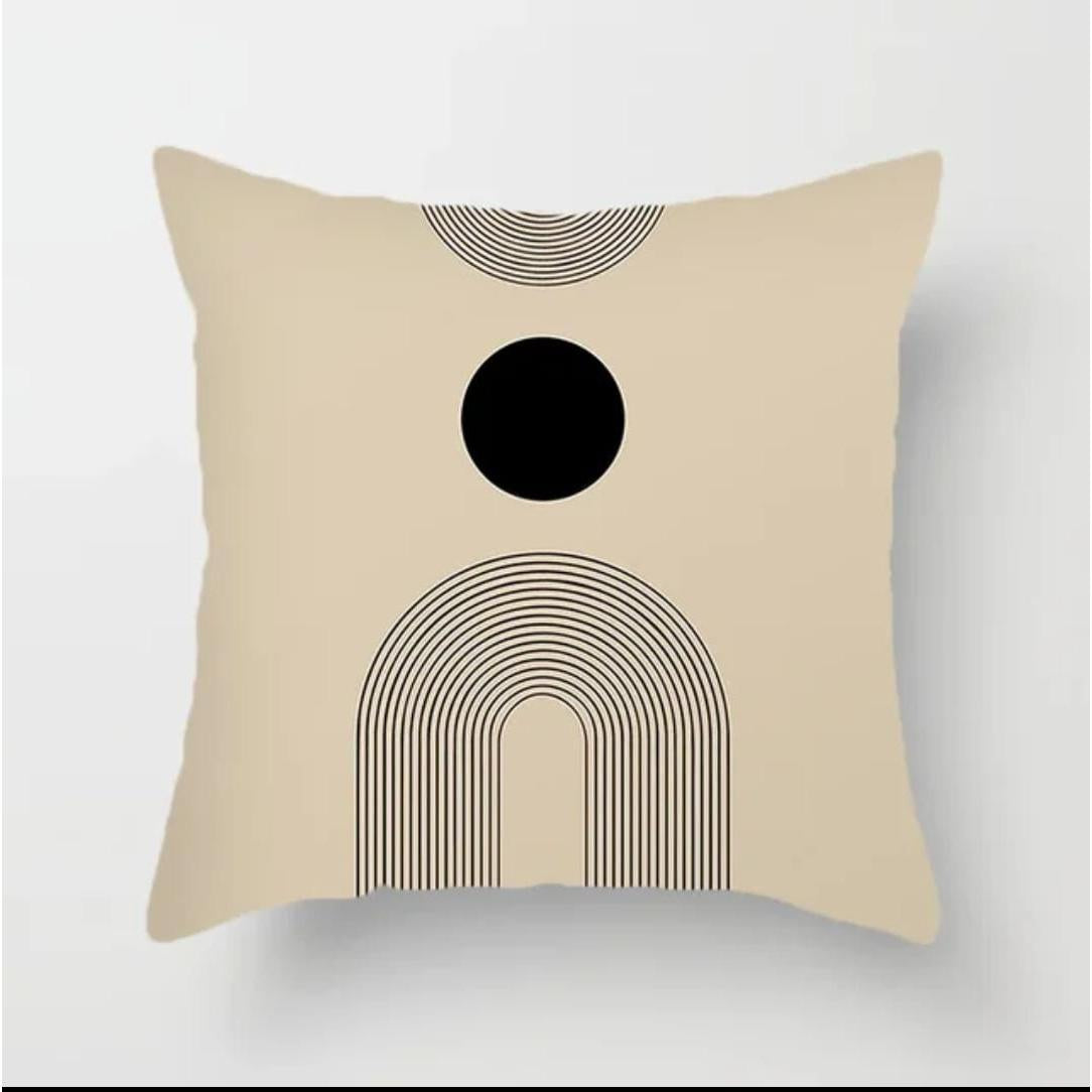 Abstract Decorative Throw Pillow Covers 45x45cm Stylish Home Accepts