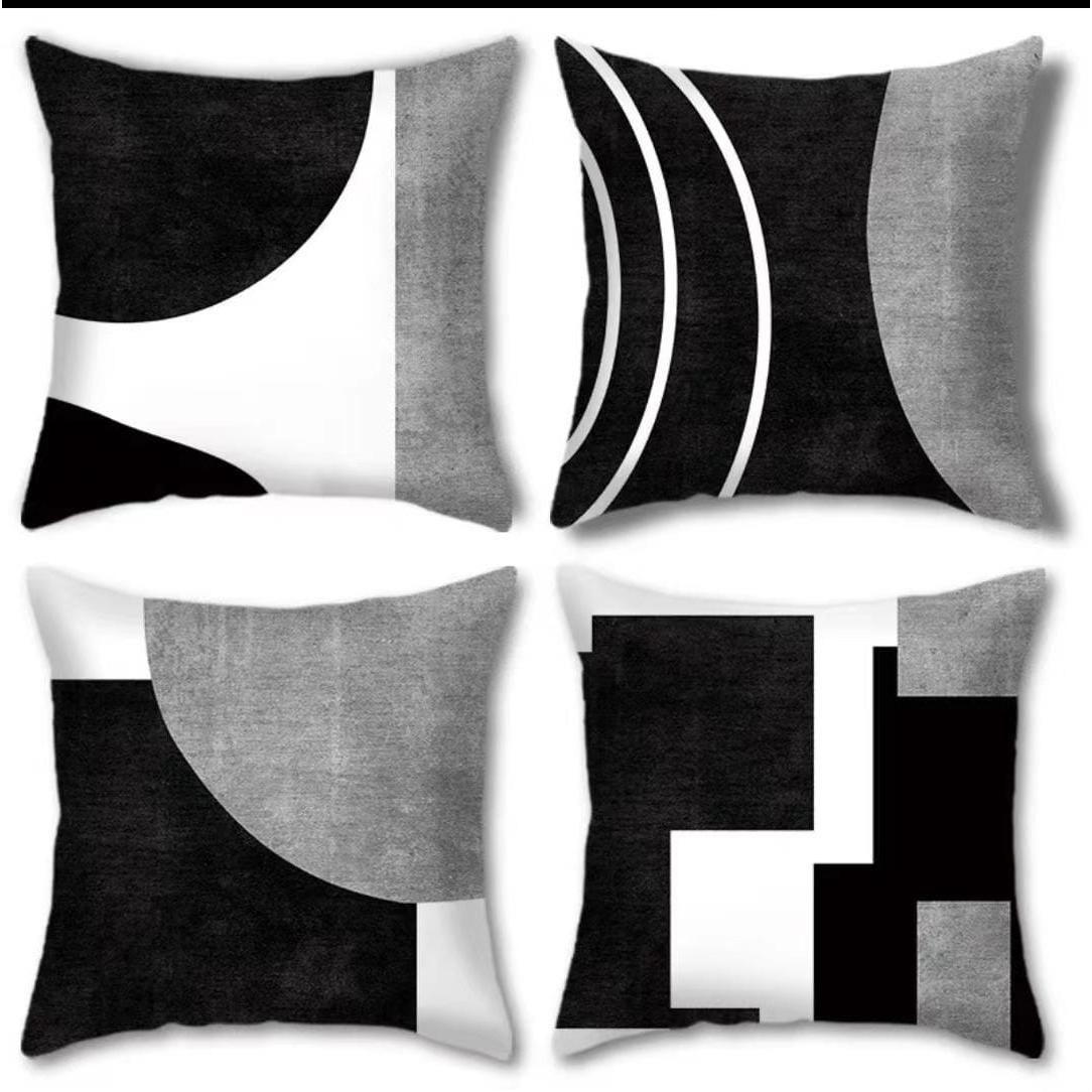 Abstract Decorative Throw Pillow Covers 45x45cm Stylish Home Accepts