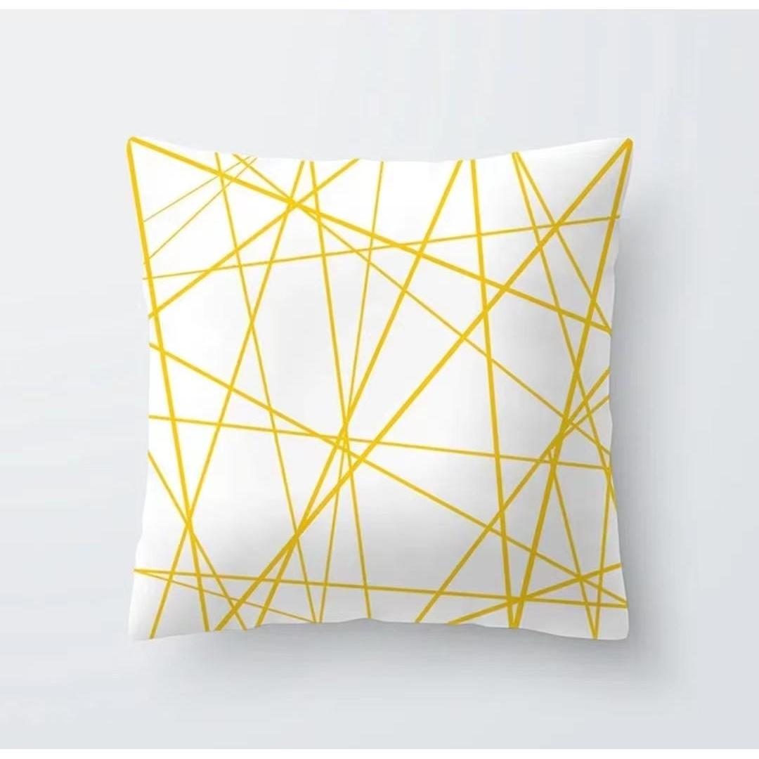 Abstract Decorative Throw Pillow Covers 45x45cm Stylish Home Accepts