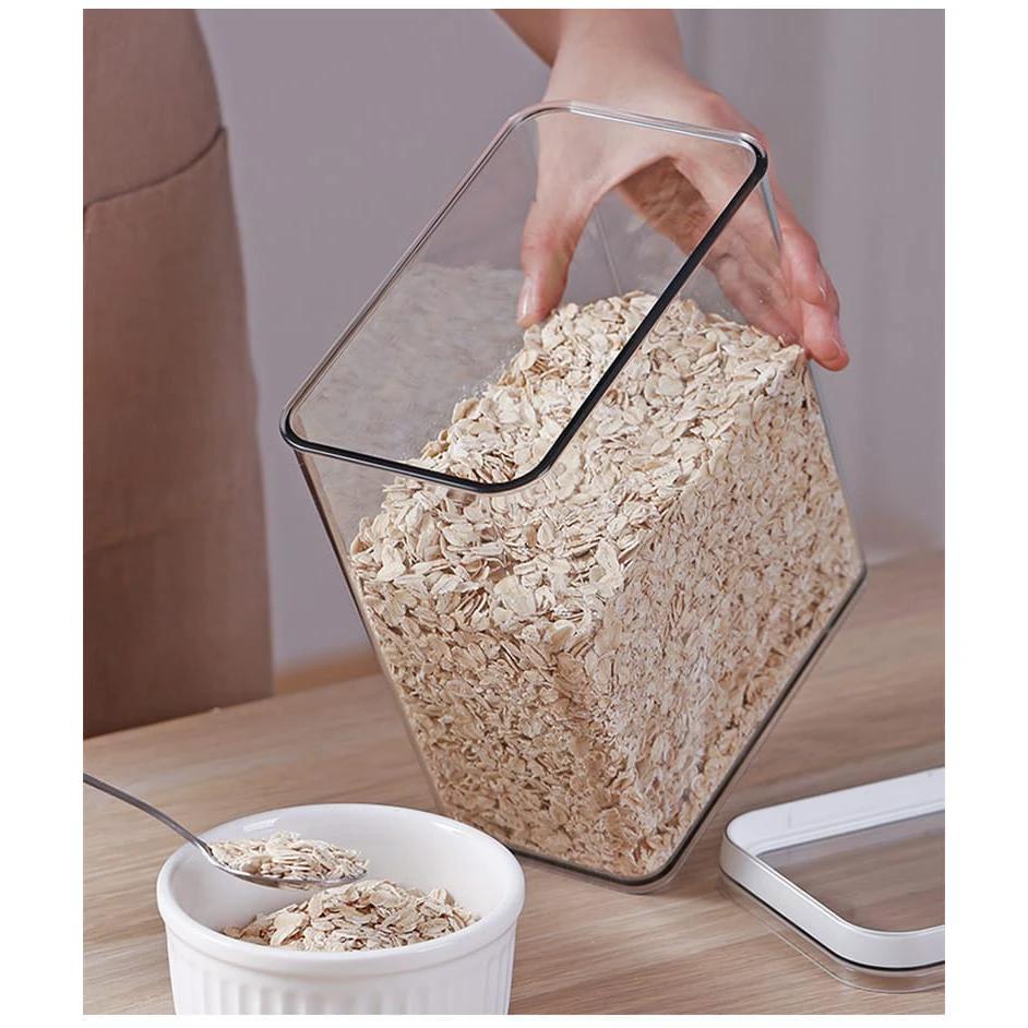 Acrylic Airtight Storage Containers Food Grade, Leak-Proof, Easy to Maintain Kitchen Storage Food Storage Containers