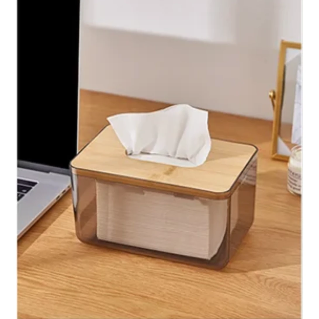 Acrylic Clear Serviette Holder Stylish & Durable Bathroom Accessories Napkin Holders