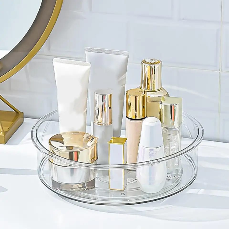 Acrylic Multipurpose Rotating Organizer | Turntable | Lazy Susan – 24cm