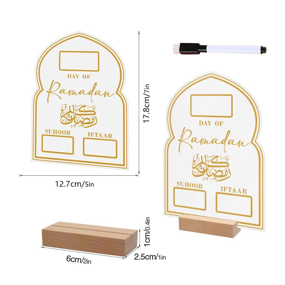Acrylic Ramadan Calendar / Ramadan Decor Decor Decor