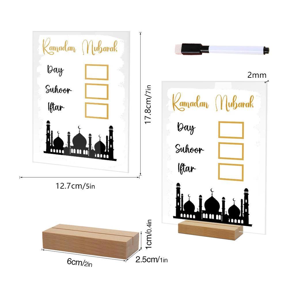 Acrylic Ramadan Calendar / Ramadan Decor Decor Decor