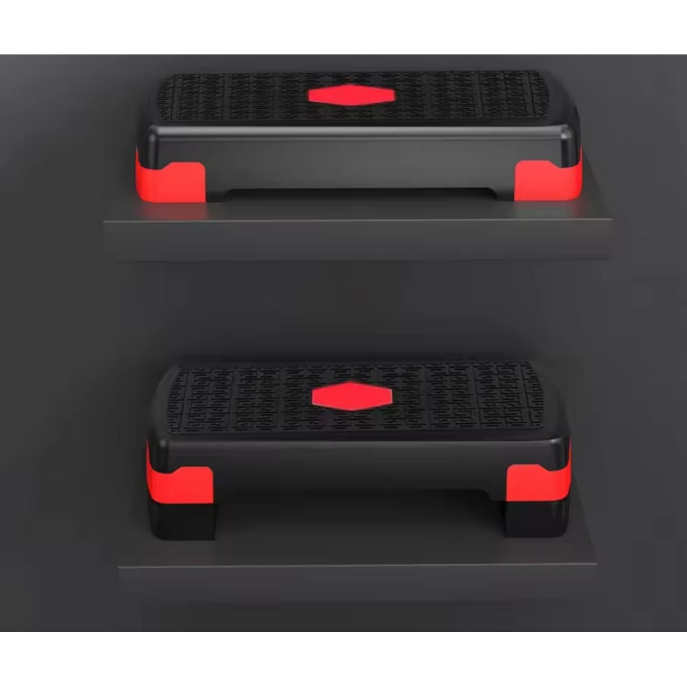 Adjustable Aerobic Fitness Stepper – Non-Slip Portable Exercise Foot Pedal, 200KG Load Capacity
