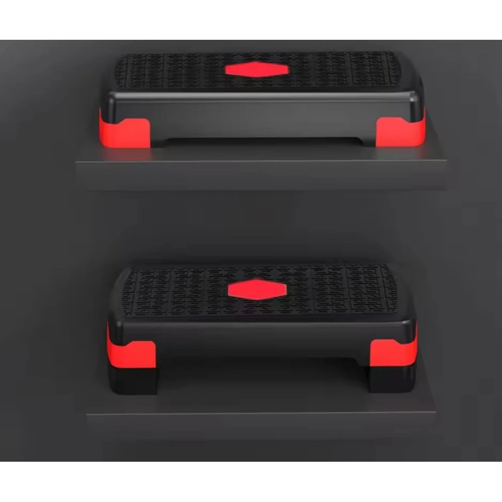 Adjustable Aerobic Fitness Stepper – Non-Slip Portable Exercise Foot Pedal, 200KG Load Capacity Health and Wellness Aerobic Steps