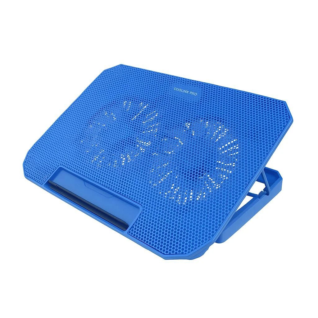 Adjustable Laptop Cooling Pad with Twin Turbo Fans and 4 Angle Settings Laptop stand Computer Risers & Stands