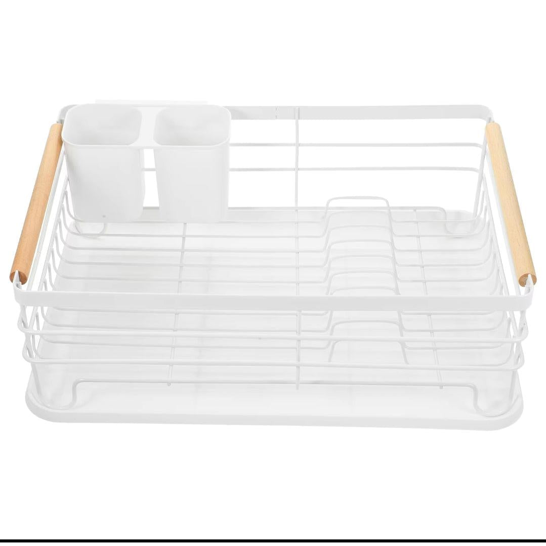 Advanced Black Dish Rack Organizer Space Saving Kitchen Storage Solution