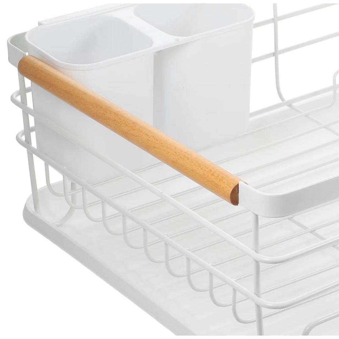 Advanced Black Dish Rack Organizer Space Saving Kitchen Storage Solution