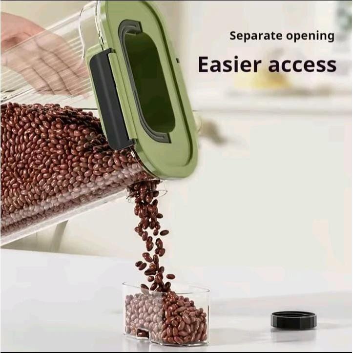 Airtight Storage Container 3000ml Durable Acrylic Kitchen Storage Food Storage Containers
