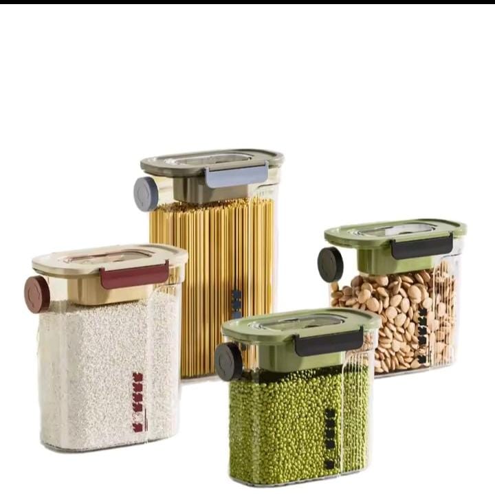 Airtight Storage Container 3000ml Durable Acrylic