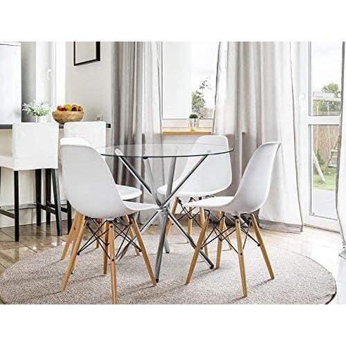 Ameirah Table with Gold Legs | Elegant Dining & Living Room Table | Stylish Home Decor