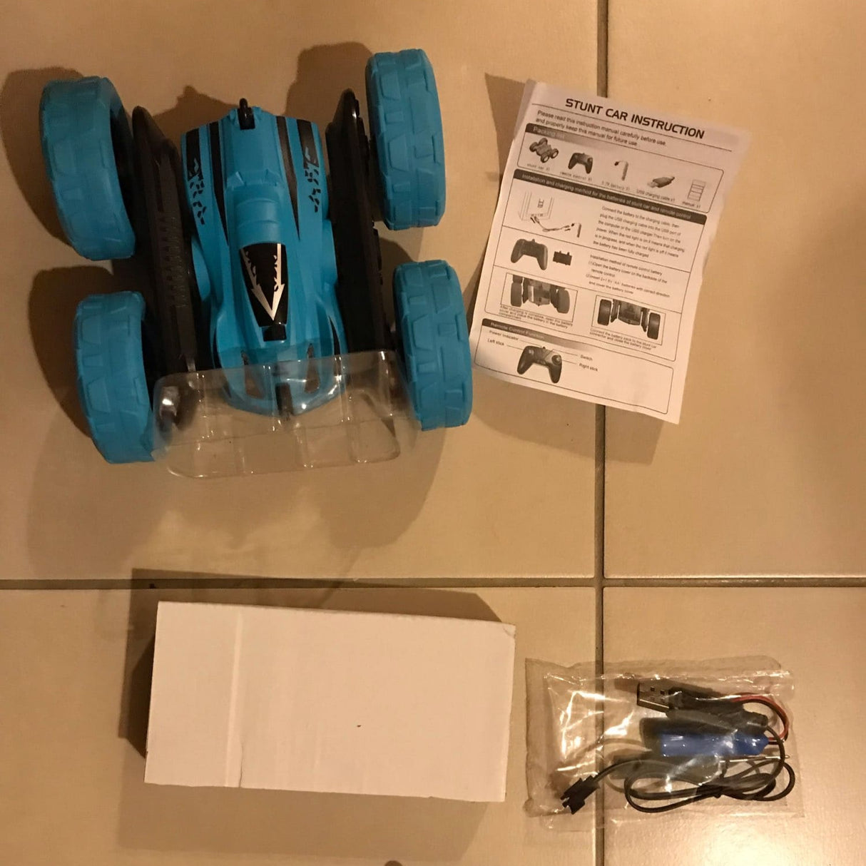 Amphibious Stunt Car Hand Gesture and Remote Controlled Rechargeable