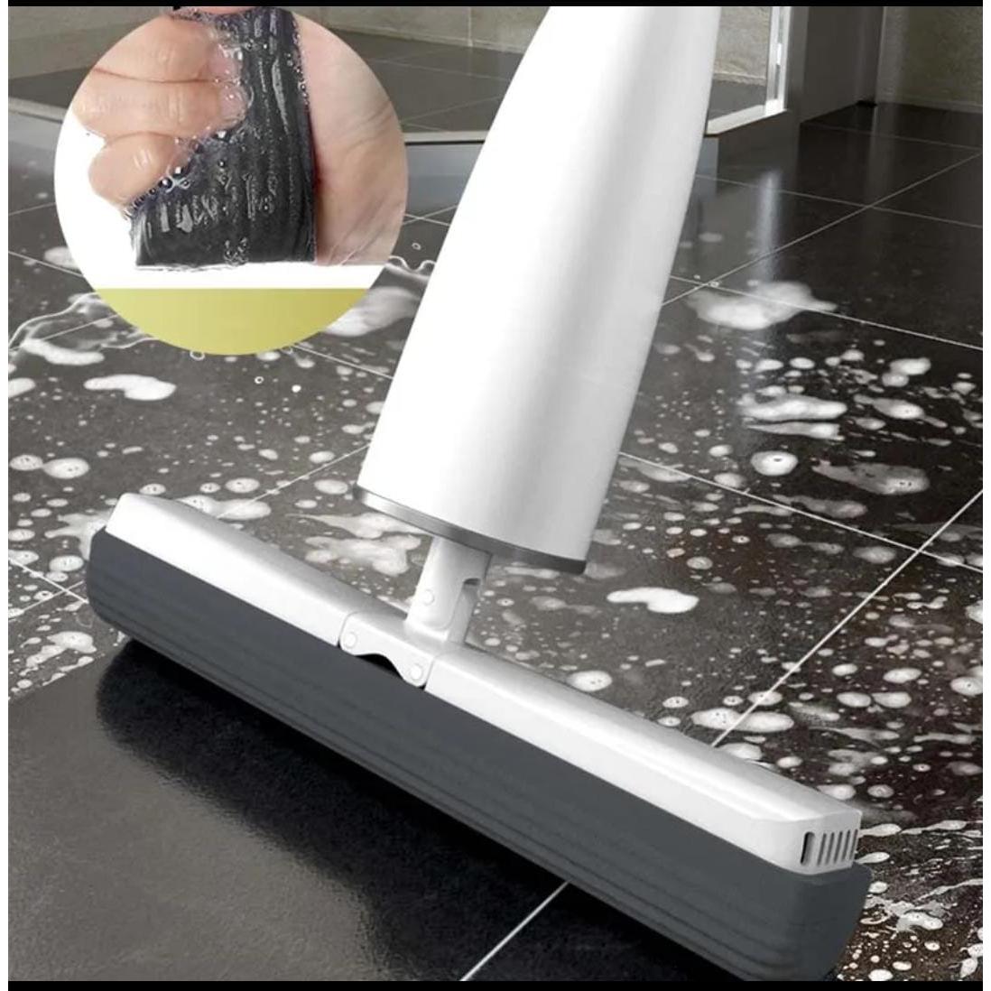 Automatic Self Wringing Roller Mop Hands Free Squeezing Mop, Navy Blue | Perfect For Cleaning Hard Floors, Tiles, Wooden Floor
