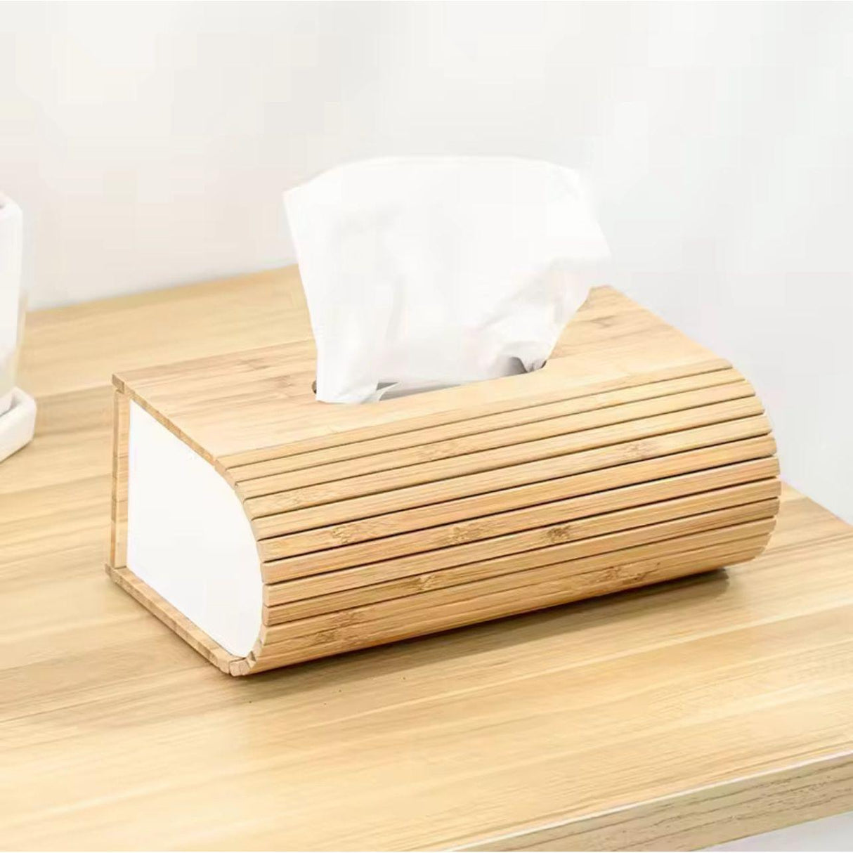 Bamboo Serviette Holder Unique and Minimalistic Design