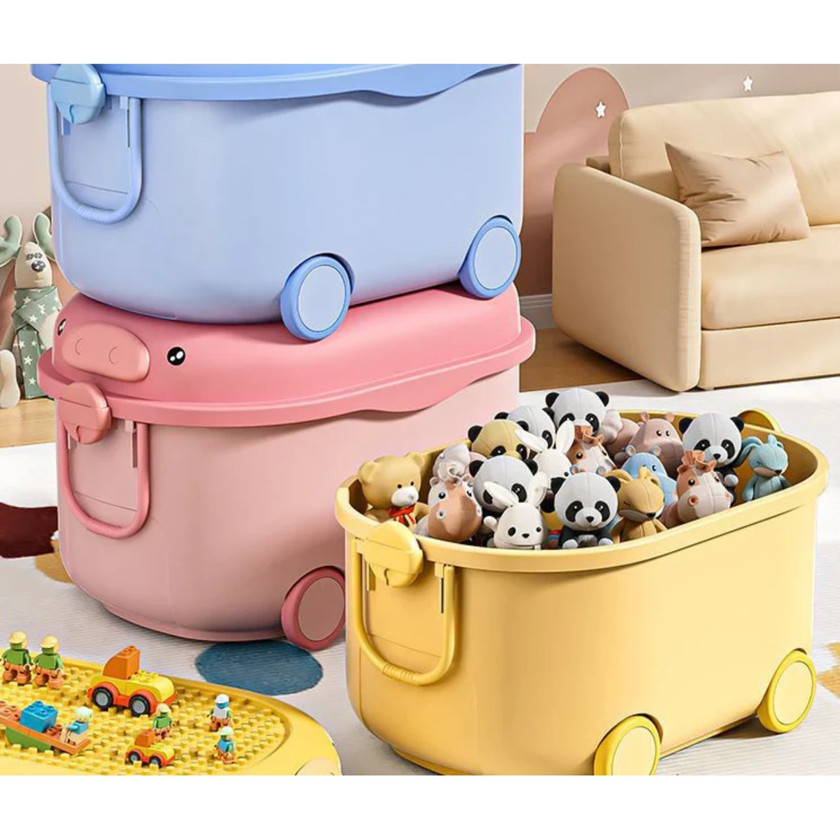 Beautiful Portable Baby Storage Box Kids Essentials Toy Gift Baskets