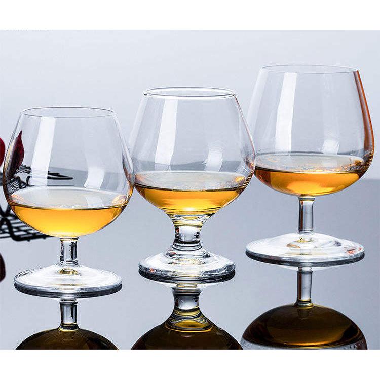 Bistro Cognac/Brandy Glasses 385cc Set of 6 Elegant Glassware for Fine Spirits