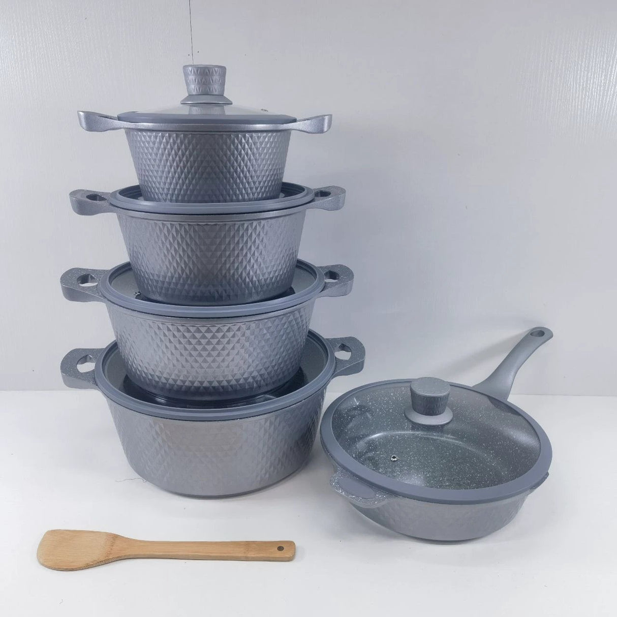 Bosch 11 Piece Cookware Set with Silicone Lid Covers Cookware Cookware Sets