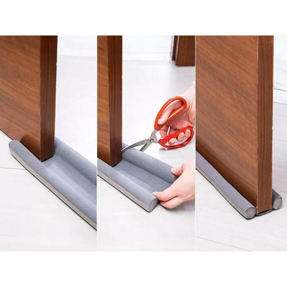 Bottom Door Sealer Strip 1 Meter Length Available in Black, Grey, Brown