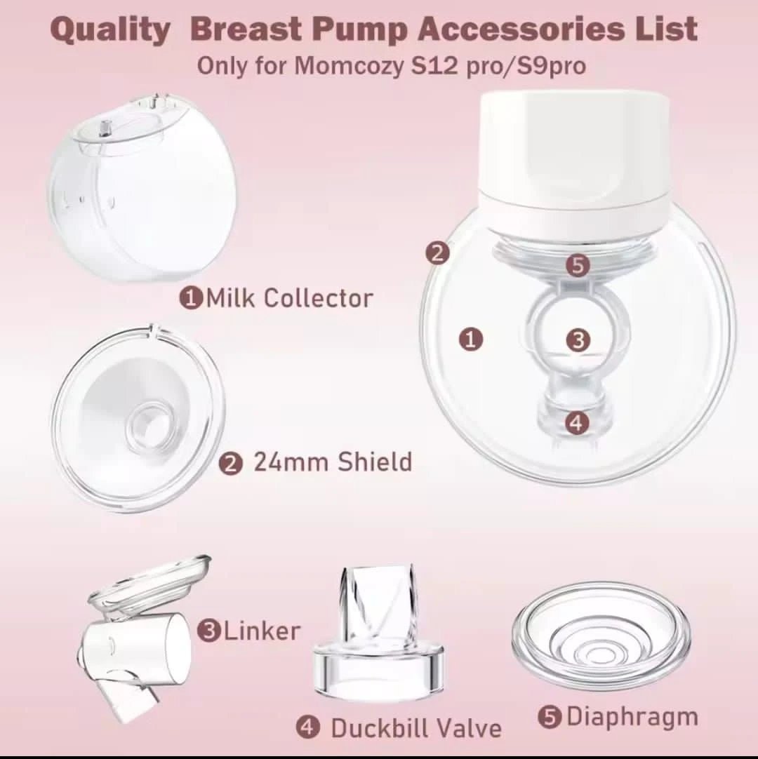 Breast Pump Collection Cup Accessories Set – Replacement Parts | Compatible & Comfortable Breast Pump Breast Pump Accessories