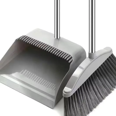 Broom and Scoop Folding Dustpan Set Effortless Cleaning solution