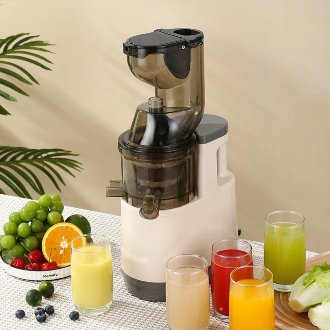 CAMEL Slow Juicer LT-02 with Large Opening and 1L Juice & Pulp Containers