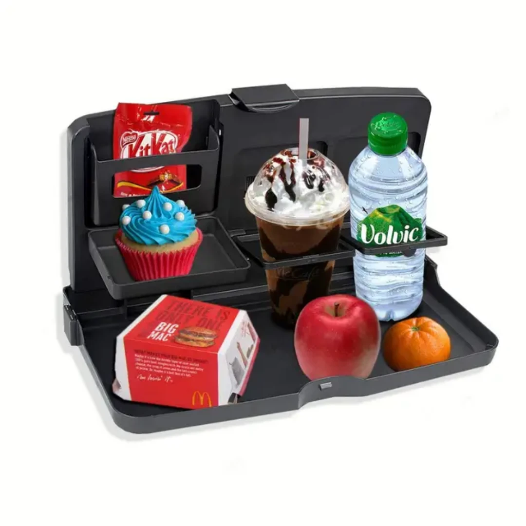 Car Travelling Holder Tray Multi Functional Vehicle Food & Laptop Desk Portable Car Seat Organizer Travel Accessories Car Organizers