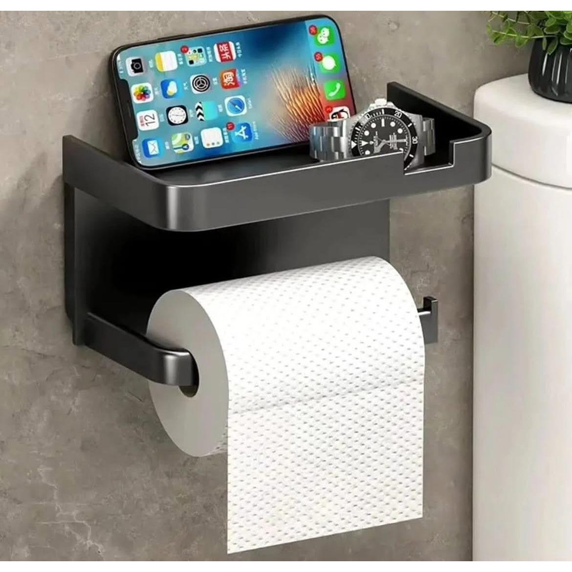 Carbon Steel Toilet Paper Holder with Easy Installation