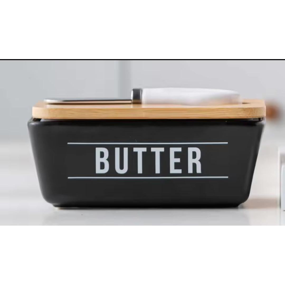 Ceramic Butter Dish 400ml Elegant and Durable Butter Storage Container
