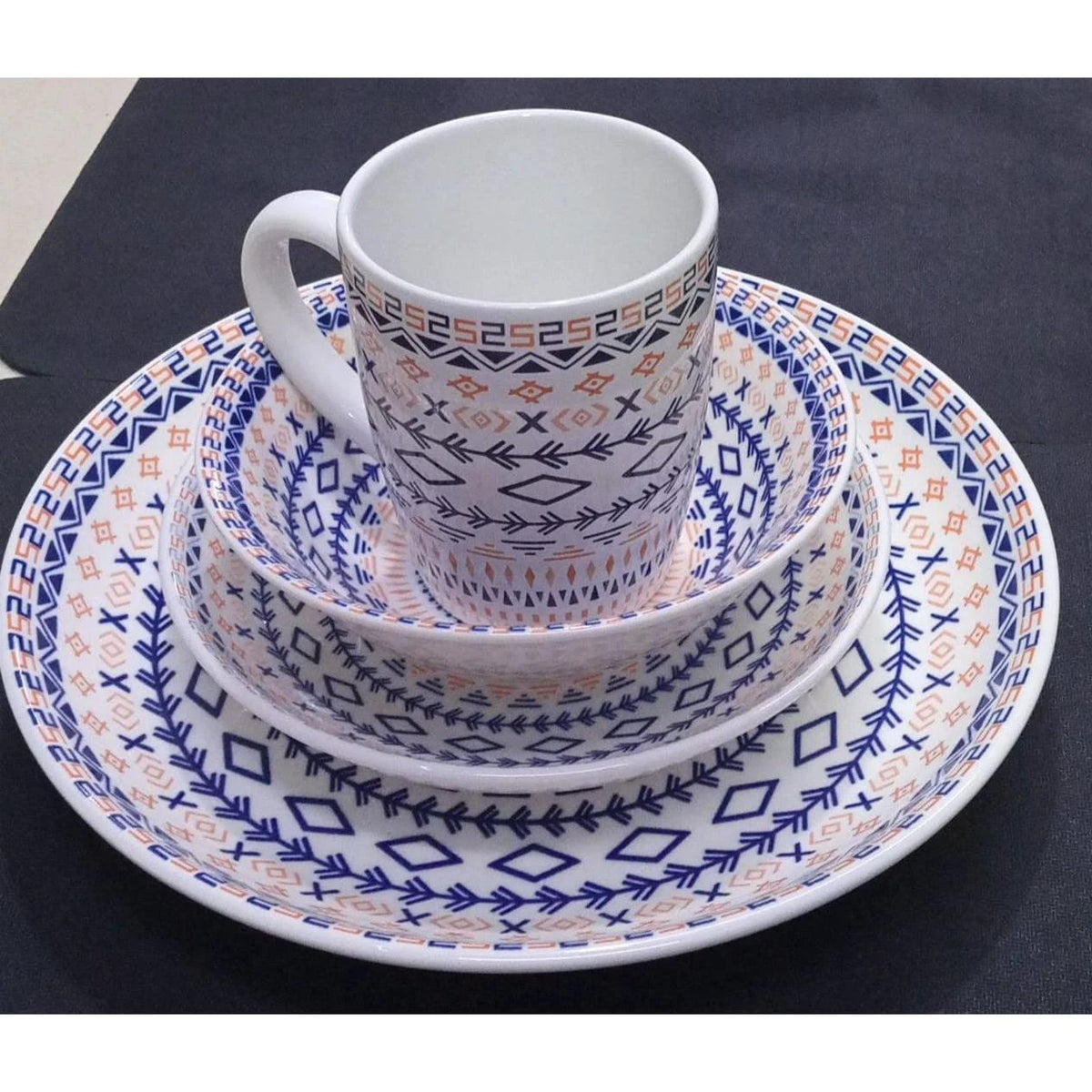 Ceramic Pink Flowered Dinner Set Tableware Dinnerware Sets