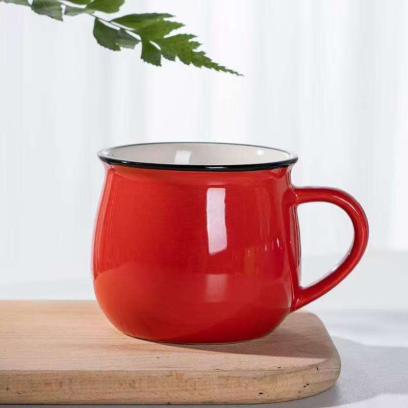 Ceramic Pot Mugs – 300ml, Set of 6