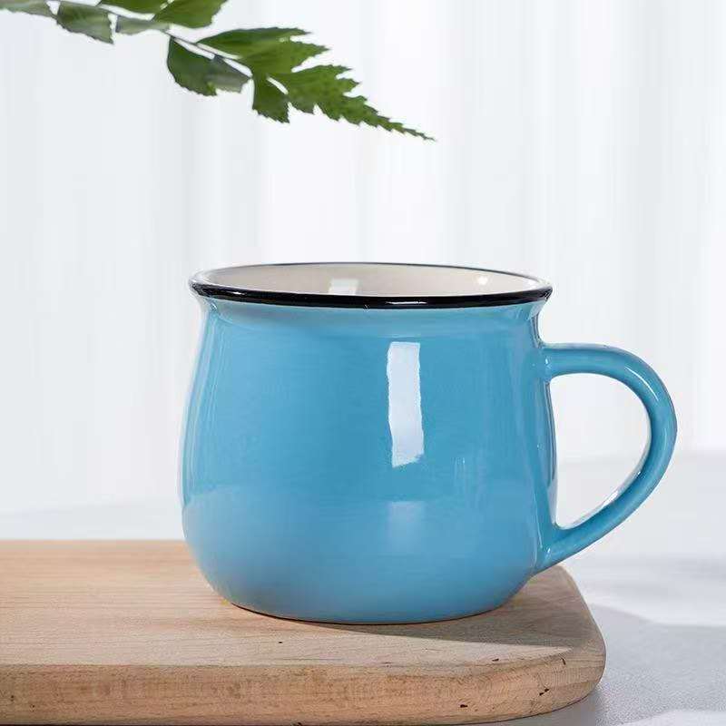 Ceramic Pot Mugs – 300ml, Set of 6